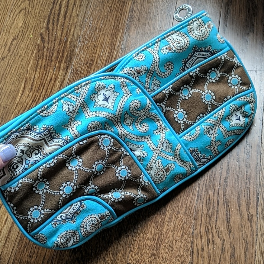 Vera Bradley Totally Turq Clutch